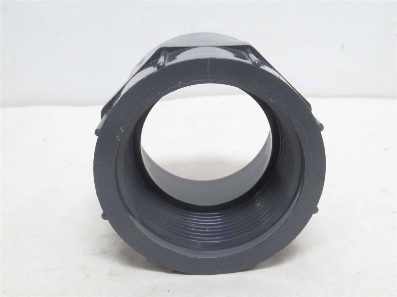 Eslon 835-025; Sch: 80 PVC Adaptor; 2-1/2"; Thread to Socket