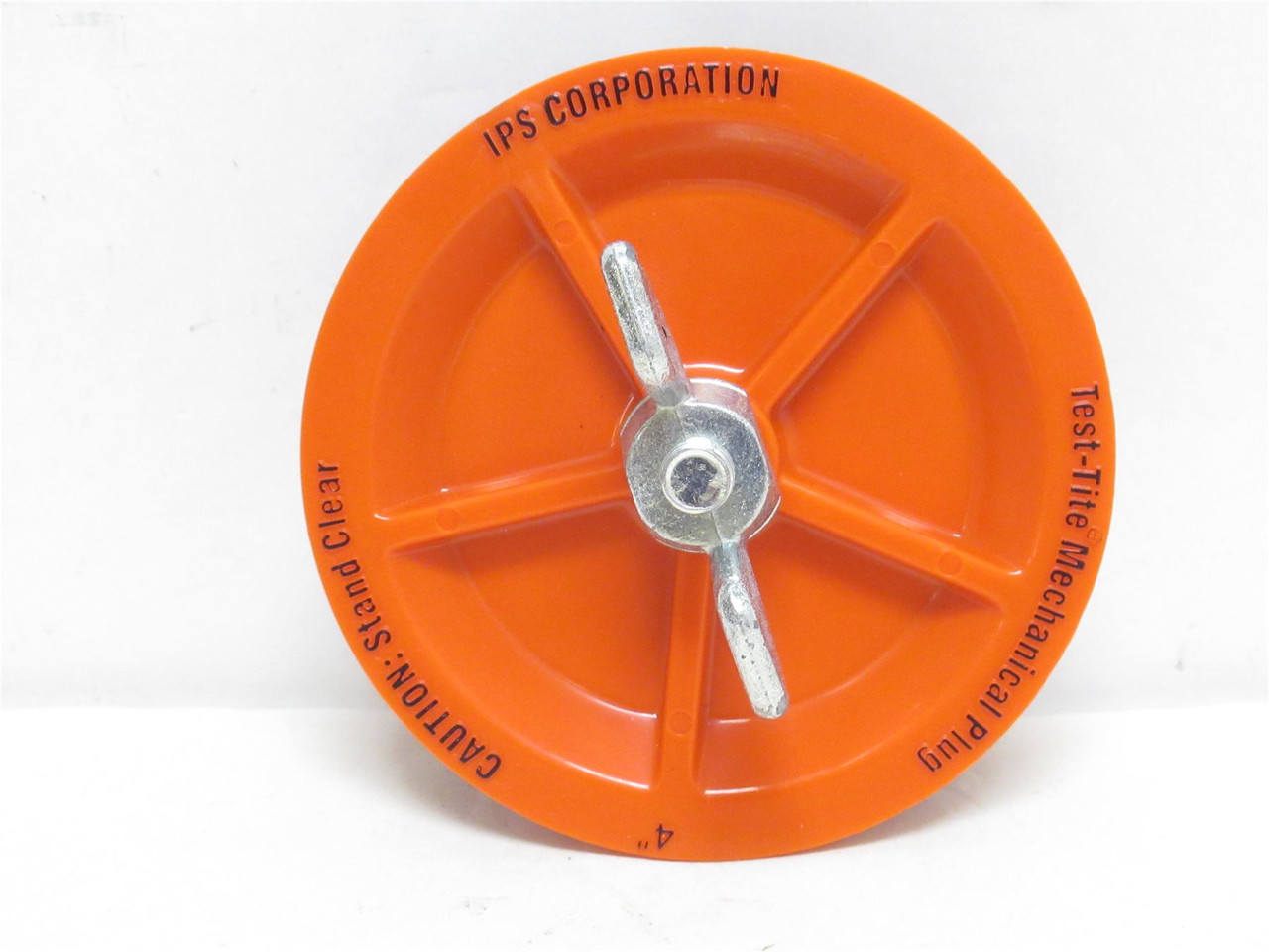 IPS 83594; Twist Mechanical Test Plug; Size: 4"; W/Wing Nut