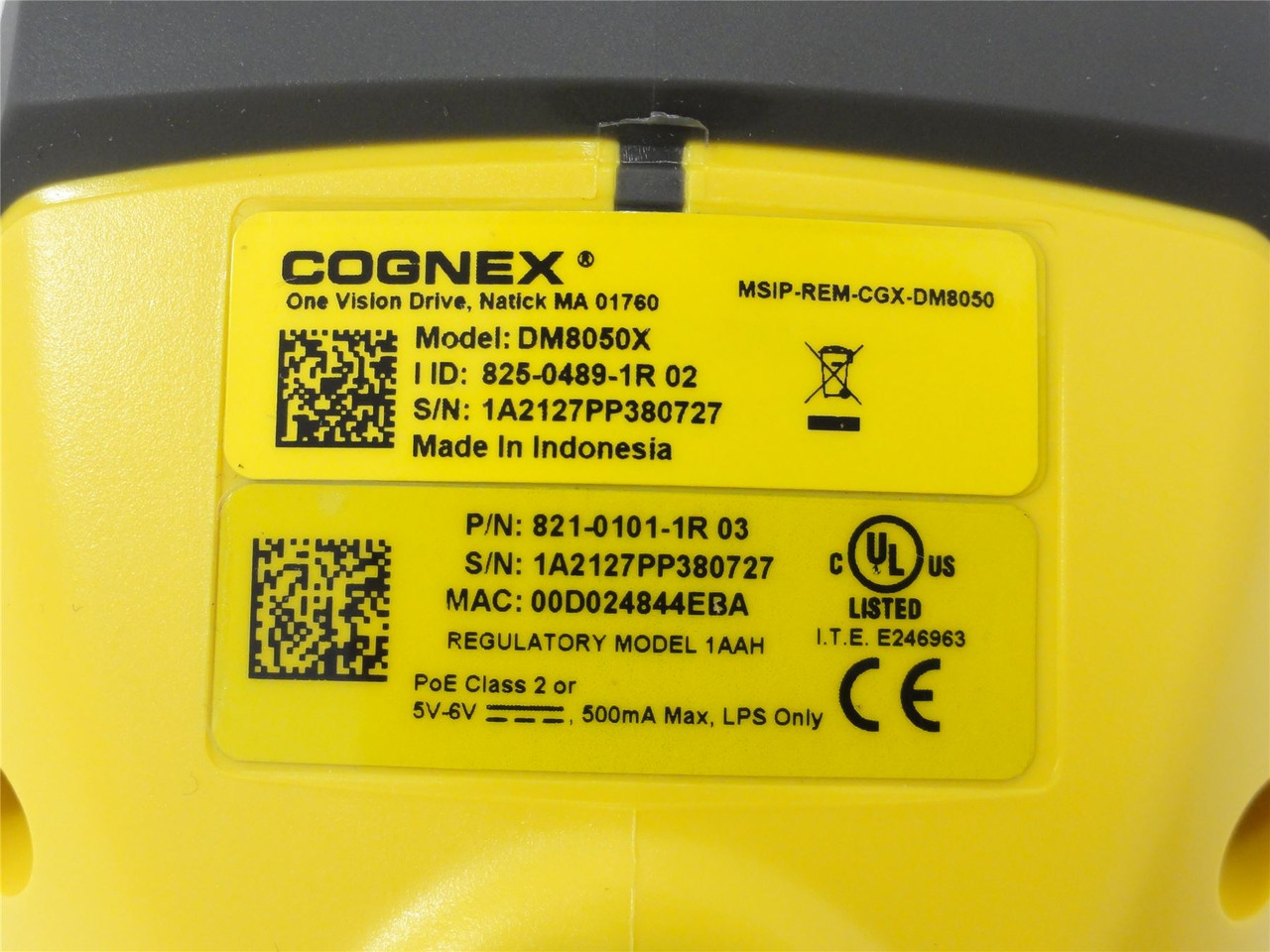Cognex DMR-8050X-0100; Handheld Barcode Reader