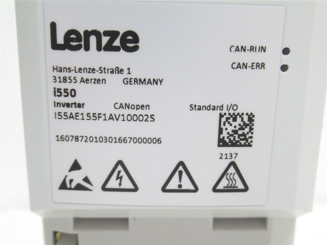 Lenze I55AE155F1AV10002S; Inverter Drive; 400/480VAC; 3/4HP