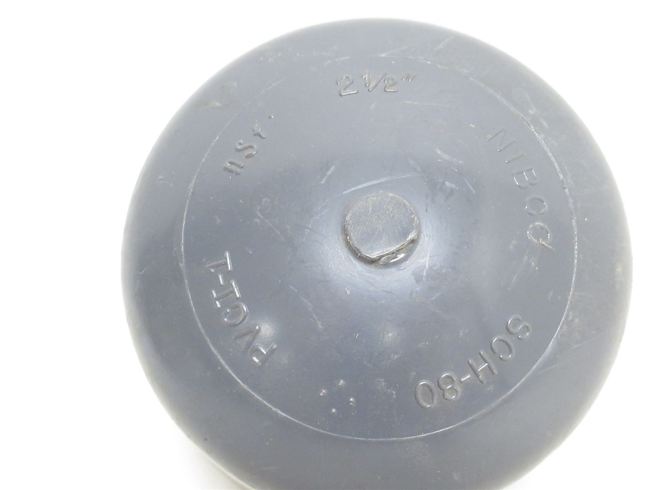 Nibco 847-025; PVC Cap; SCH 80; 2-1/2" FNPS