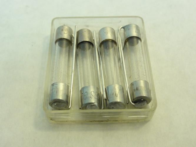 Bussmann GJV-1/2; Lot-4 Fuses; 1/2A; 250V