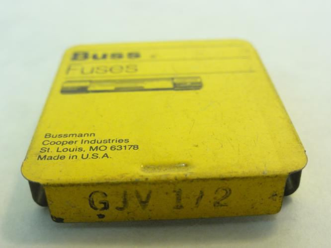 Bussmann GJV-1/2; Lot-4 Fuses; 1/2A; 250V