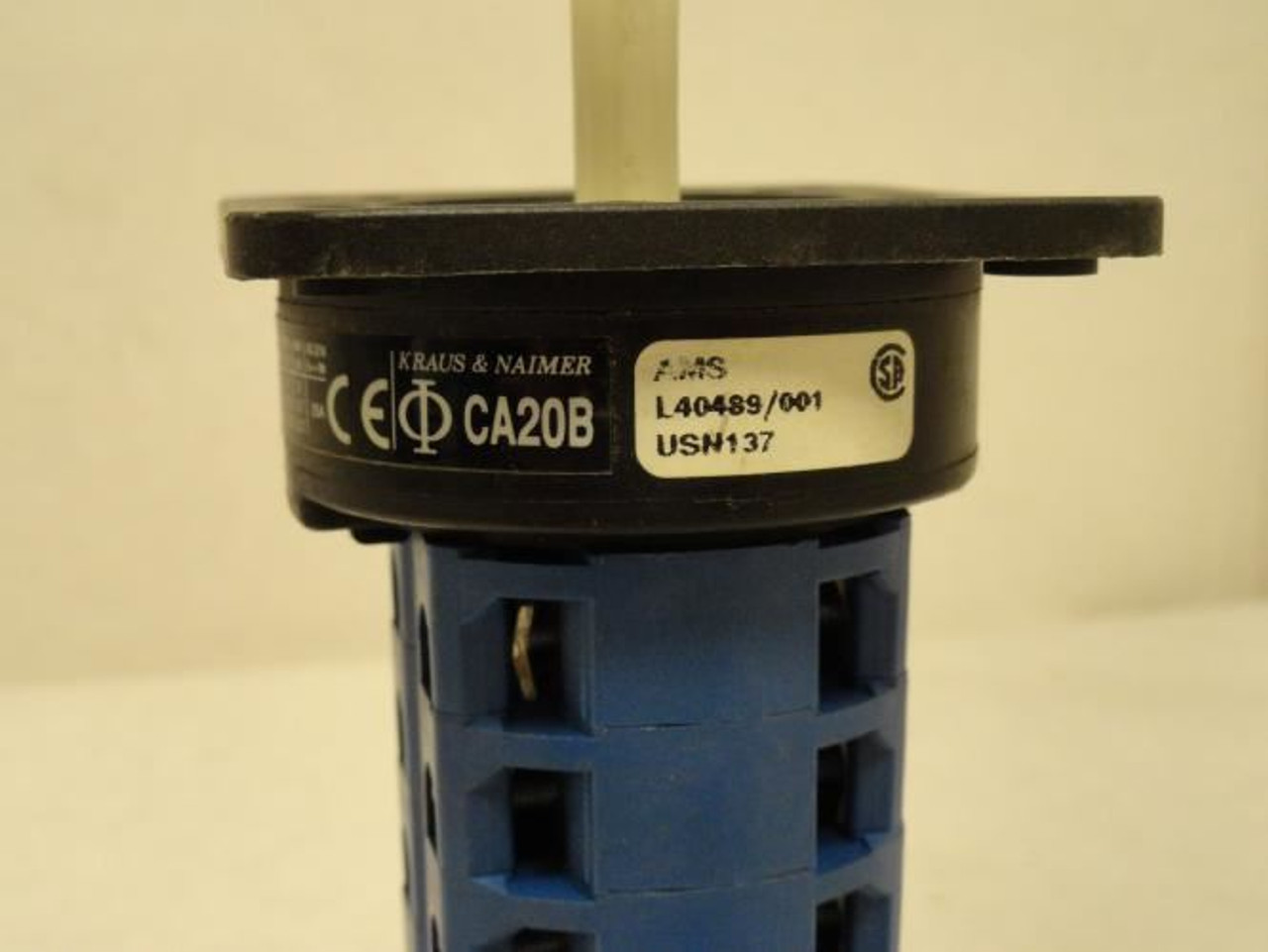 Kraus&Naimer CA20B-L40489/001; Rotary Switch; 30A; 600VAC