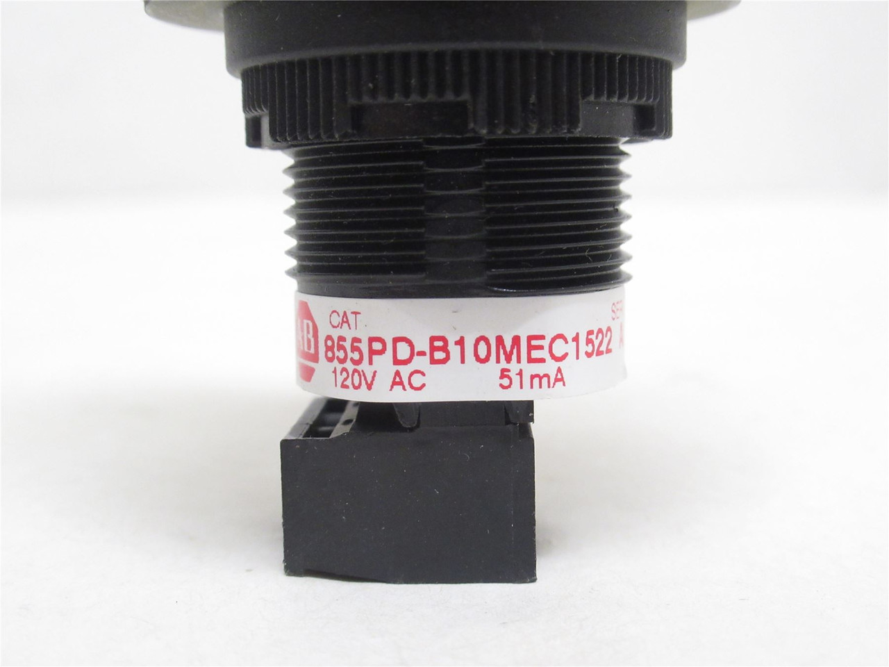 Allen-Bradley 855PD-B10MEC1522; Panel Mount Alarm W/Amber LED