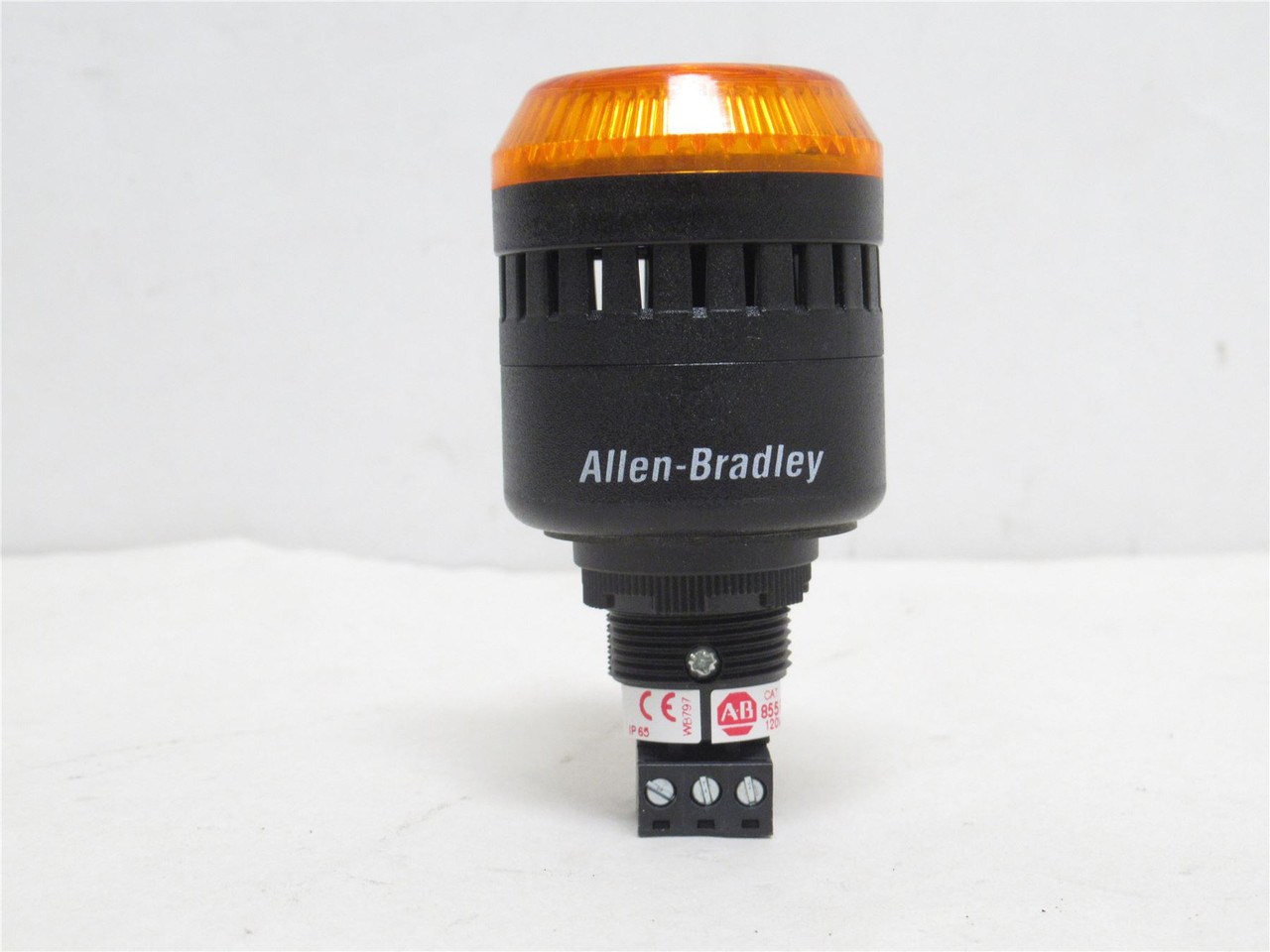 Allen-Bradley 855PD-B10MEC1522; Panel Mount Alarm W/Amber LED