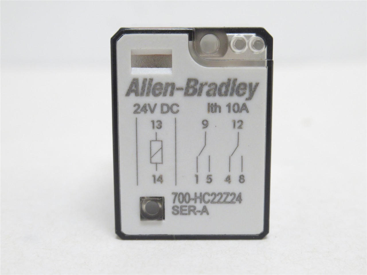 Allen-Bradley 700-HC22Z24; Relay 2PDT; 10A; 240VAC Coil 24VDC