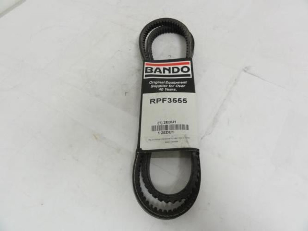 Bando 2EDU1; Auto V-Belt; Industry Number RPF3555 Bando 2EDU1; Auto V-Belt; Industry Number RPF3555
