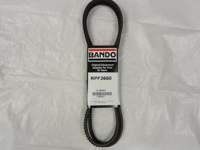 Bando 2EDG7; Auto V-Belt; Industry Number RPF2660