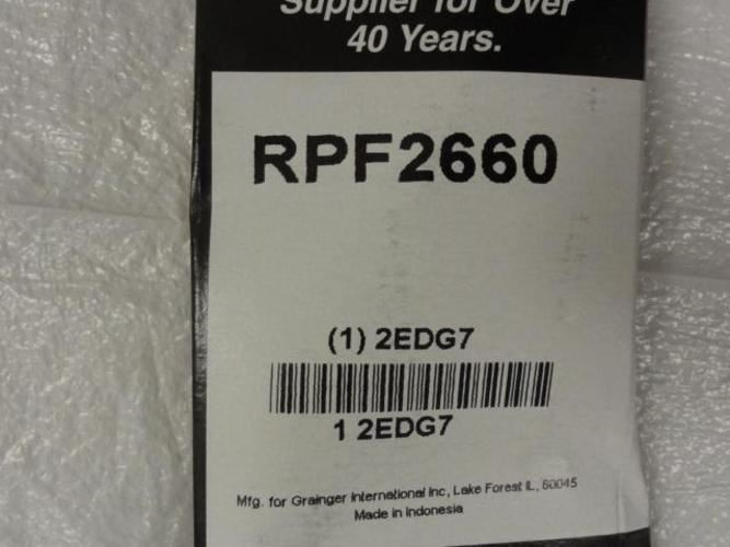 Bando 2EDG7; Auto V-Belt; Industry Number RPF2660