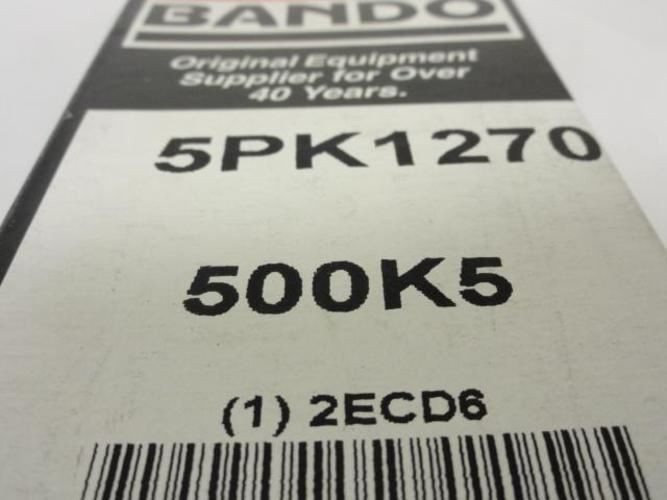Bando 2ECD6; Serpentine Belt; 50" Long; Number 500K5