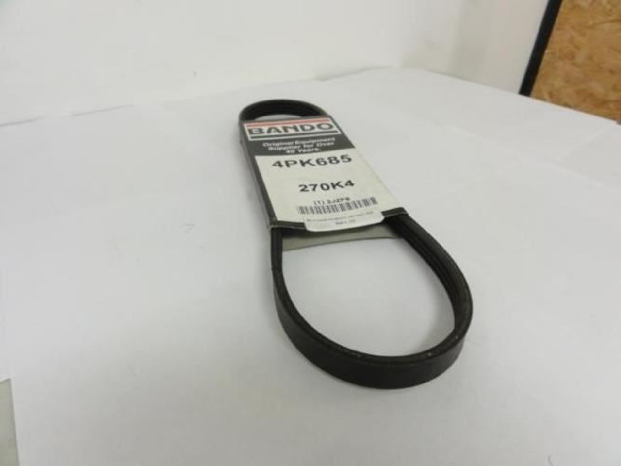 Bando 2JZF8; Serpentine Belt; 27" Long; Number 270K4 Bando 2JZF8; Serpentine Belt; 27" Long; Number 270K4