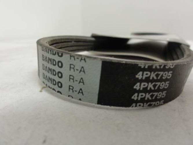 Bando 4PK795; Serpentine Belt 313K4; 4-ribs 31.3"L; 2JZG5