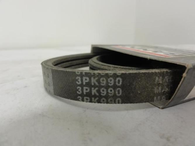 Bando 3PK990; Serpentine Belt 390K3; 3-ribs 39.0"L; 2JZE8