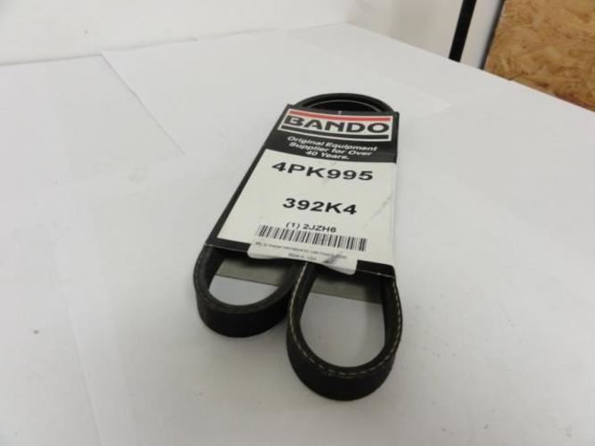 Bando 4PK995; Serpentine Belt 392K4; 4-ribs 39.2"L; 2JZH6