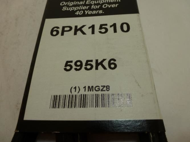 Bando 598K6; Serpentine Belt  6PK1510