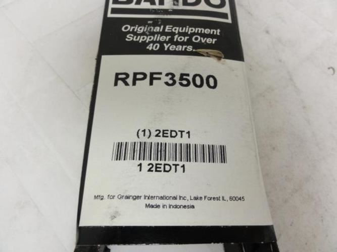 Bando 2EDT1; Auto V-Belt; Industry Number RPF3500