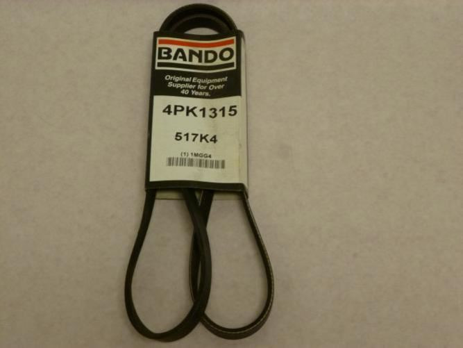 Bando 517K4; Serpentine Belt; 4PK1315
