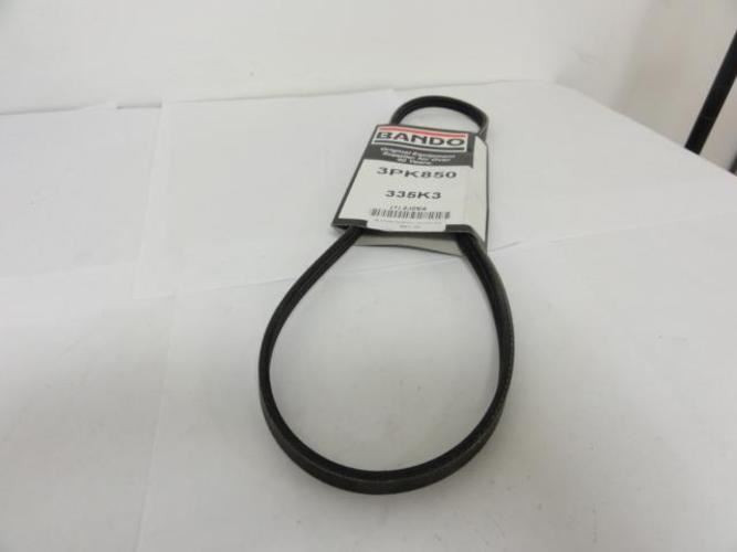 Bando 3PK850; Serpentine Belt 335K3; 3-ribs 33.5"L; 2JZE4