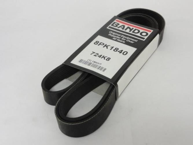 Bando 8PK1840; Serpentine Belt 724K8; 8-ribs 72.4"L; 1MHY7