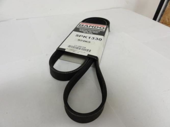 Bando 2ECD9; Serpentine Belt; 5-Rib; 52.4" Long; # 524K5
