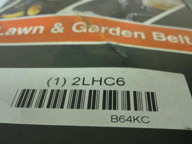 Bando B64KC; Agricultural V-Belt; 67" Long; 2LHC6