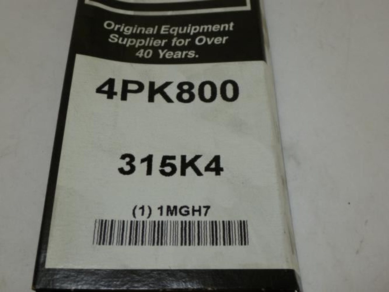 Bando 315K4; Serpentine Belt; 4PK800 Bando 315K4; Serpentine Belt; 4PK800