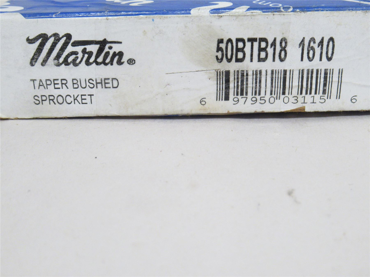 Martin 50BTB18 1610; Bushed Sprocket #50; 18 Teeth