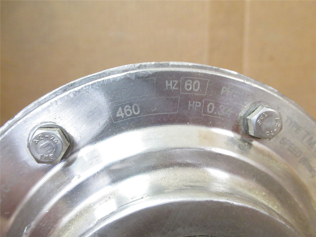 VanderGraaf TM127A25-434NB; Modified Drum Motor 460VAC; 75ft/min