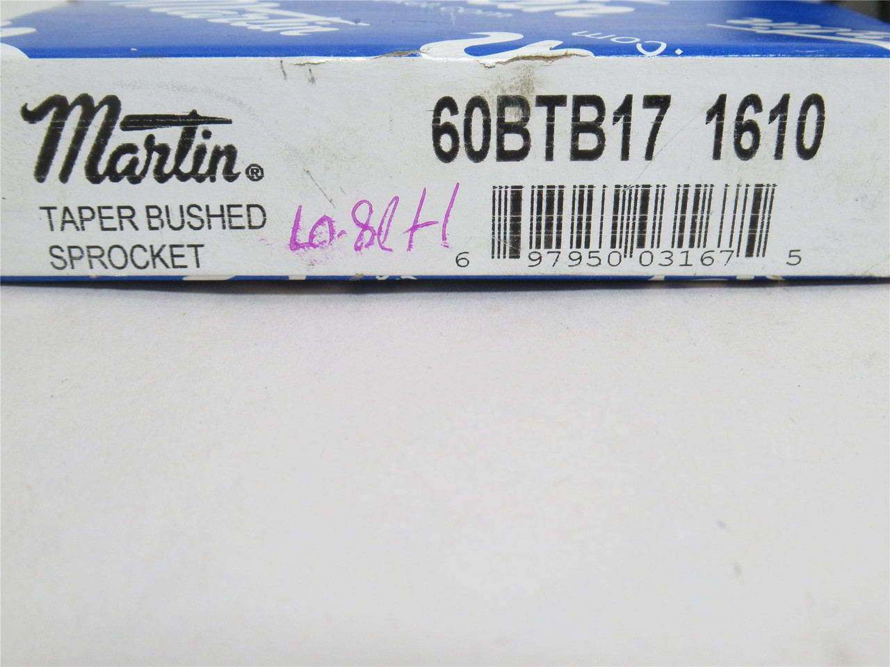 Martin 60BTB17 1610; Bushed Sprocket #60; 17 Teeth