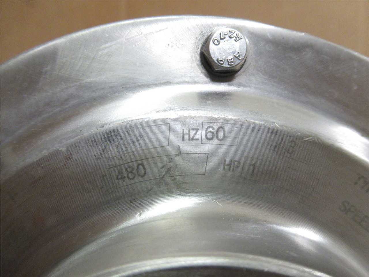 Van Der Graaf TM160A30-610NB-STM; Drum Motor 6.27"OD xx 17"W