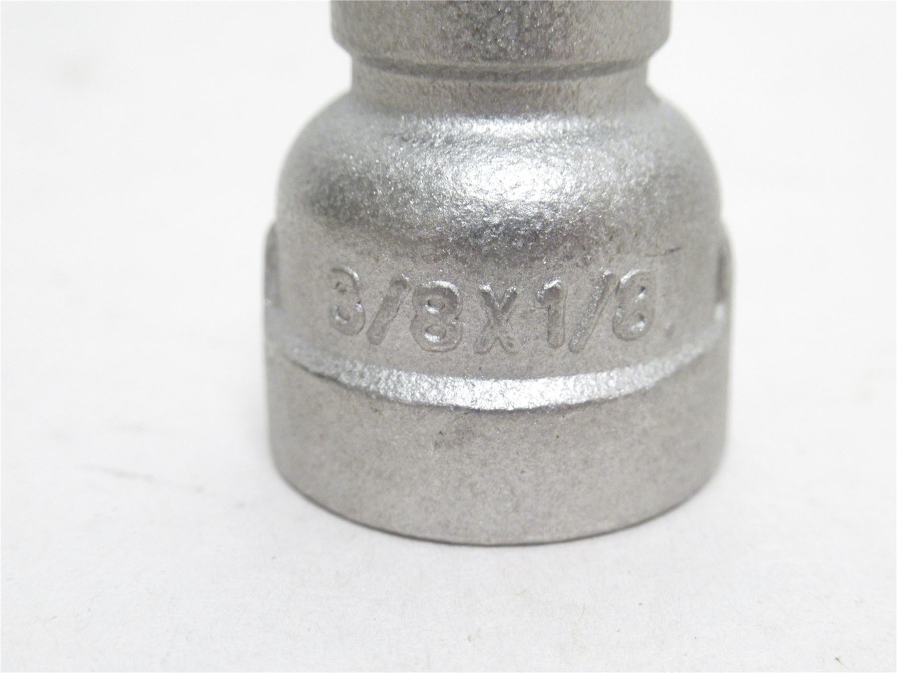 Industry-Std 1LTN8; Lot-2 Pipe Reducers; SS-304; 3/8 x 1/8NPT