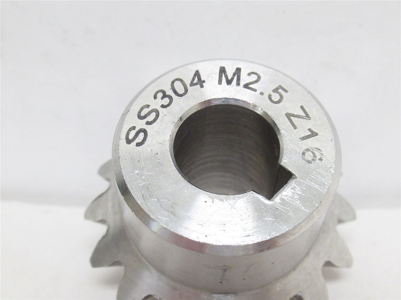 Tyma SS304-M2.5-Z16; Spur Gear SS-304; 14mmID