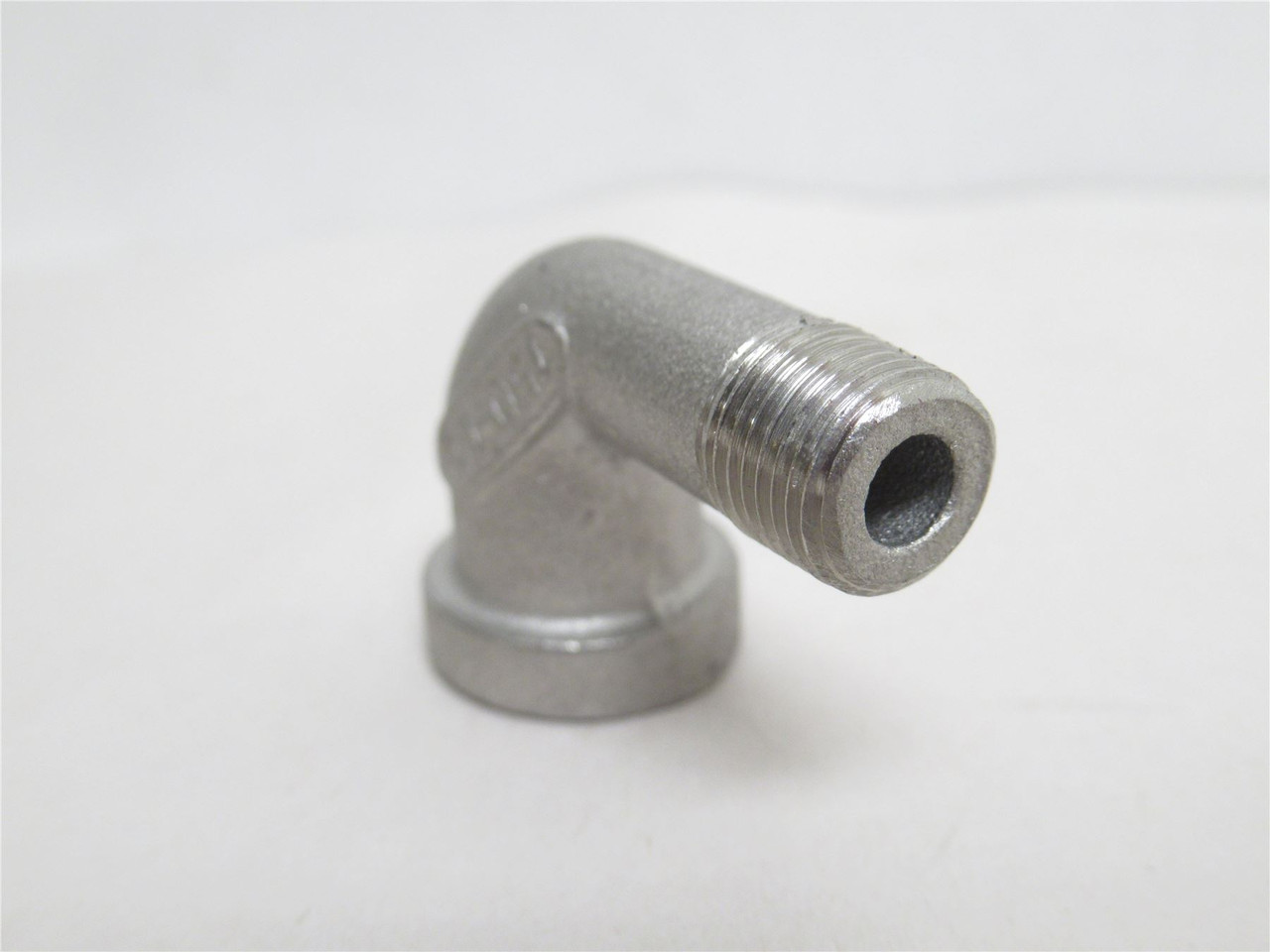 Industry-Std 1LTV3; Lot-4 Street Elbows 90Deg; SS-304; 1/8NPT