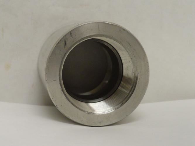Industry-Std 1LVN4; Pipe Coupler; SS-316; 1-1/4NPT; Class: 3000