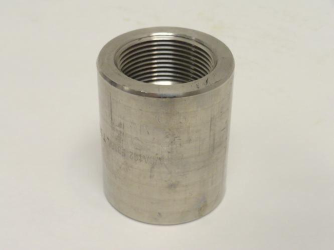 Industry-Std 1LVN4; Pipe Coupler; SS-316; 1-1/4NPT; Class: 3000