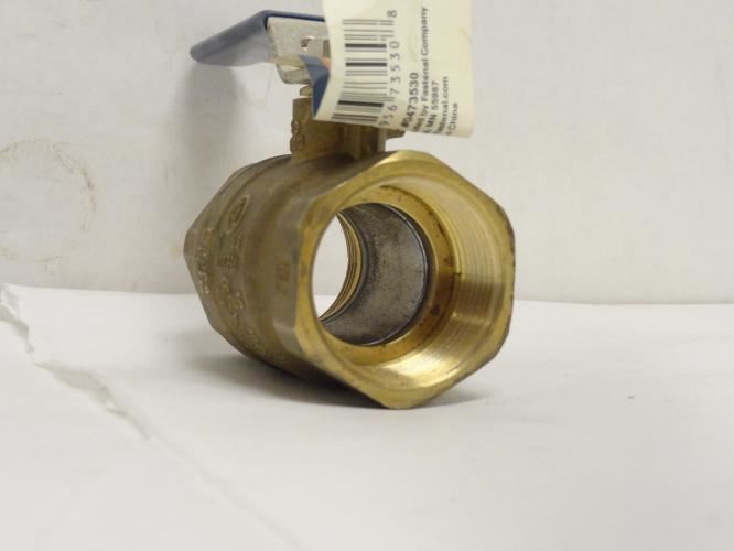 ProFitter 473530; Brass Ball Valve 1-1/4NPT; 600WOG