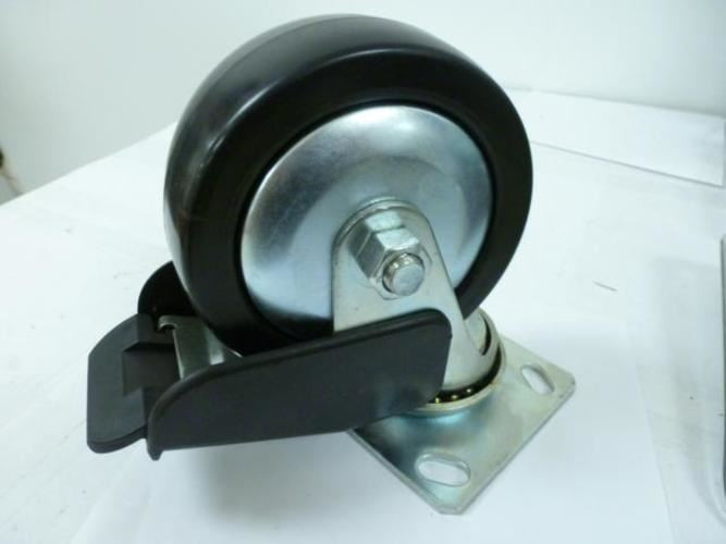MFG- 4HXL6; Swivel Plate Caster; 650 lb.