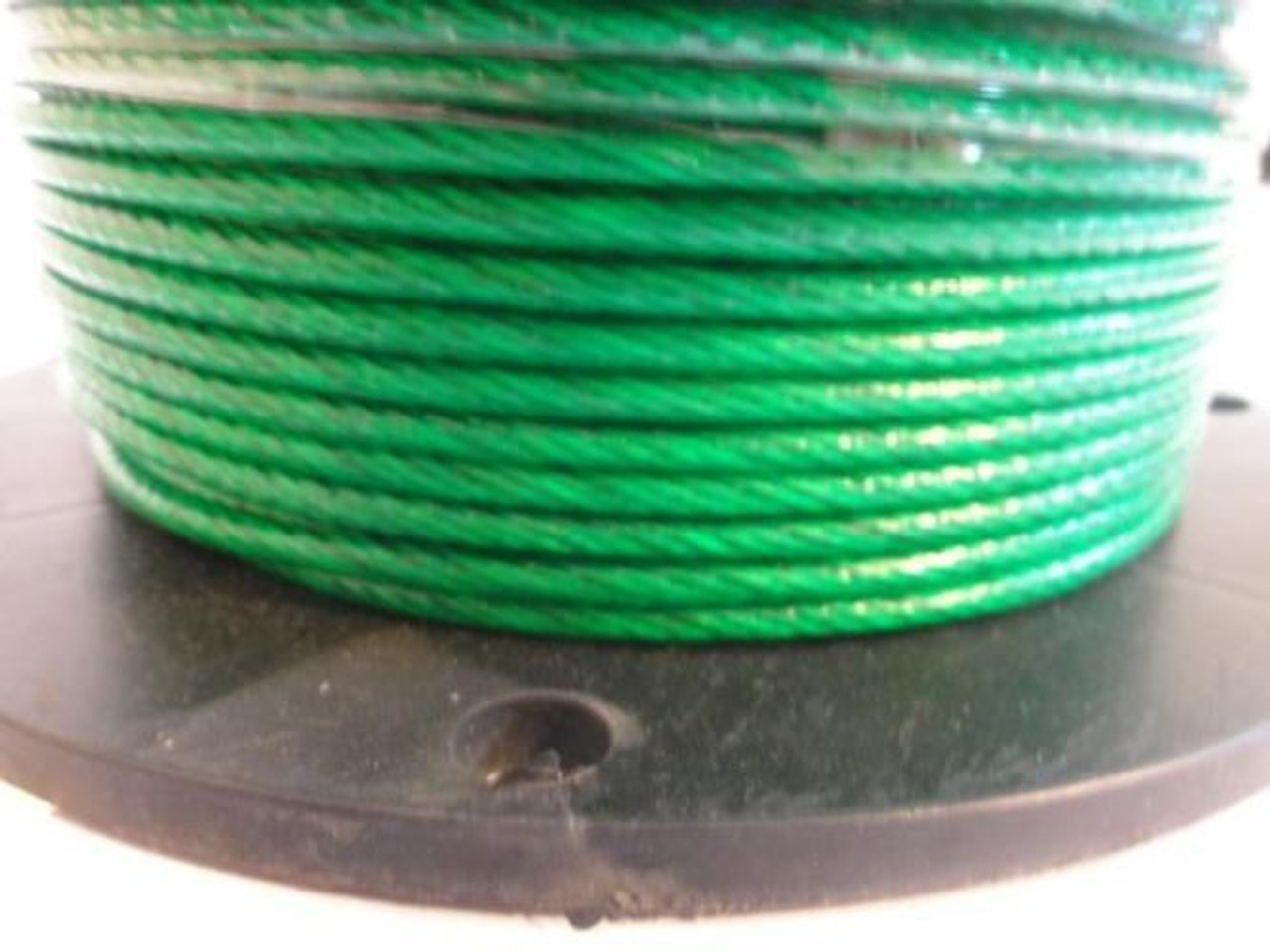 Dayton 2VJY3; Steel Cable; 1/8" Siz; 5/32" OD 250 ft. L