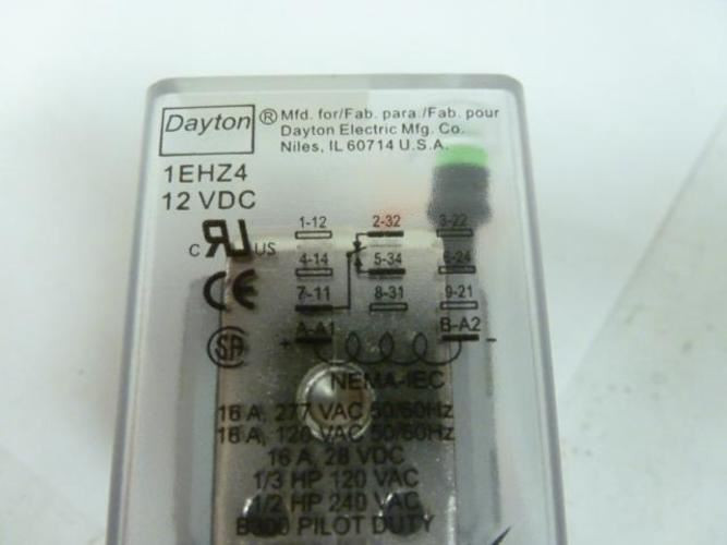 Dayton 1EHZ4; Relay; 12VDC