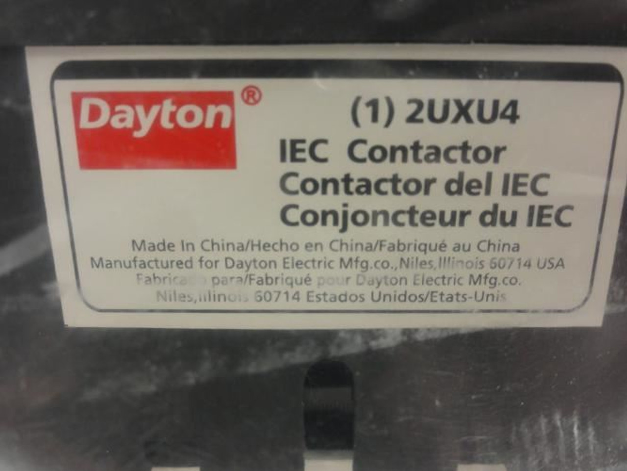Dayton A302GN; Contactor 40A 4P 600V Max; Coil: 24V Dayton A302GN; Contactor 40A 4P 600V Max; Coil: 24V