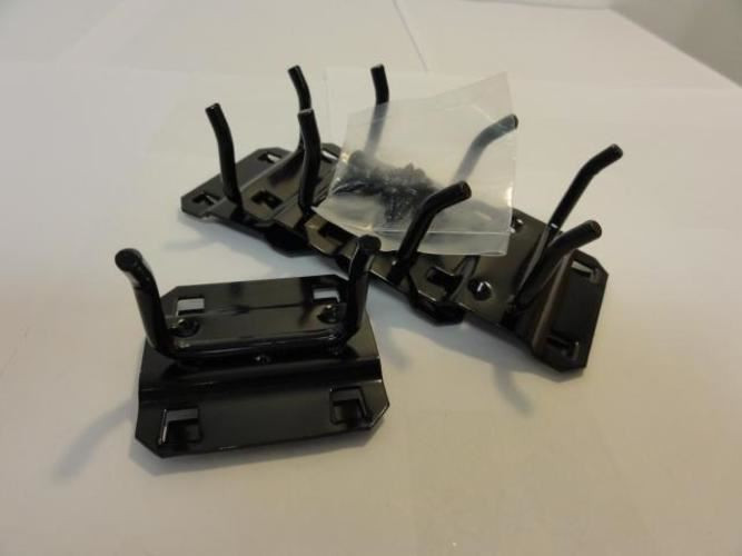 Store Logic 5TPK7; Double Rod Pegboard Hook; 1 In; PK5