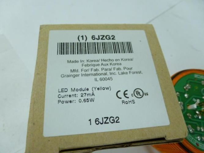 MFG- 6JZG2; Tower Light LED Module; 24VDC; 60mm; Yellow