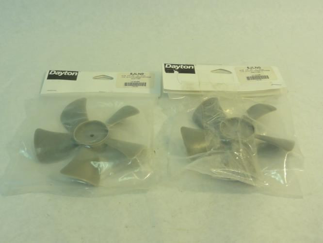 Dayton 5JLN0; Lot-2 Propellers; 3/16"ID; 5" OD