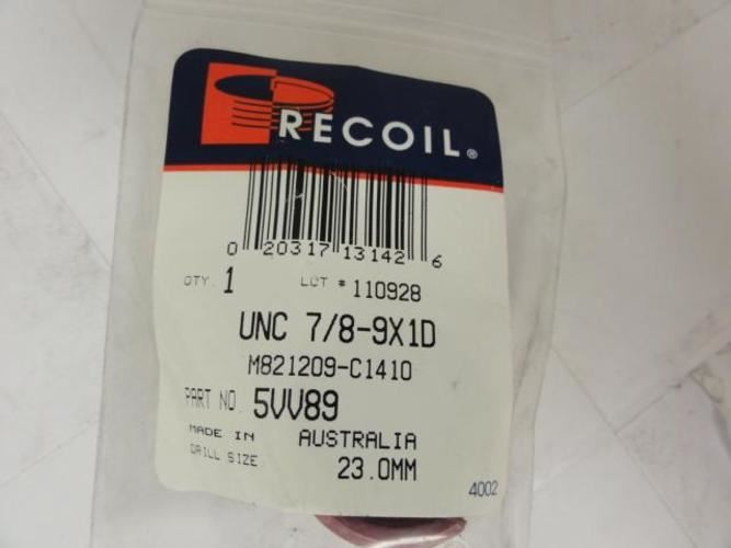 Recoil 5VV89; Threaded Insert; 7/8-9