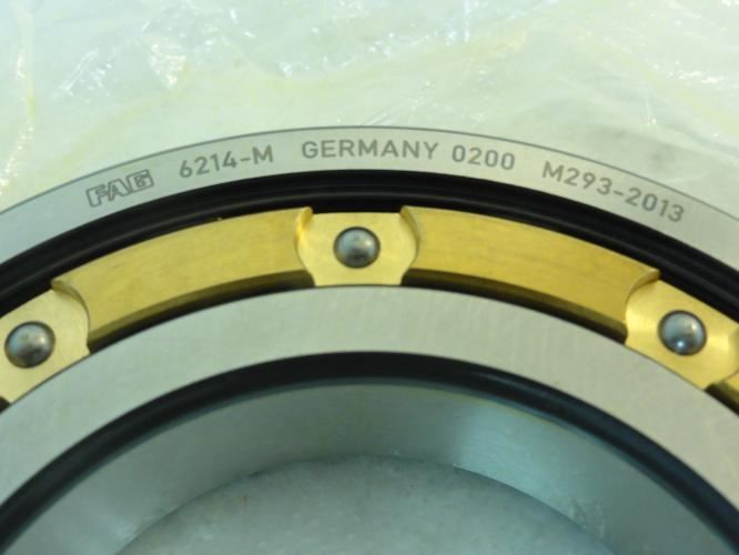 FAG 6214-M; Ball Bearing; 70mm ID; 125mm OD; 24mm Width