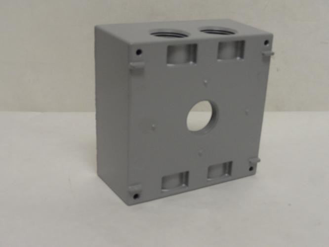 BWF TGB75-5V; Conduit Hub; Five Hole 3/4"; Gray