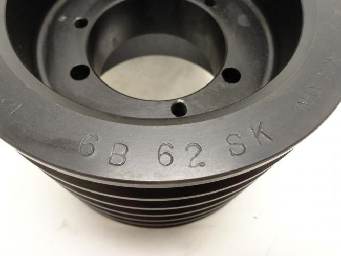 Martin 6B 62 SK; Bushed V-Belt Pulley; 6Gr; Section Size: A/B