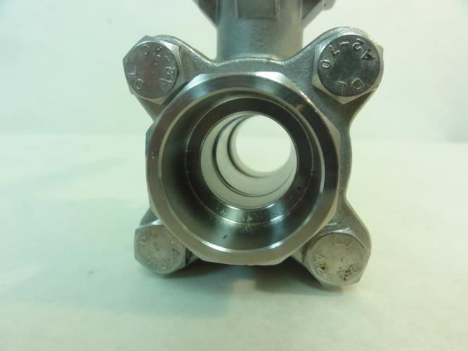 HSI SPH34SSBVKNSW; Kurnut Ball Valve; 3-Piece; SS; 3/4" Socket