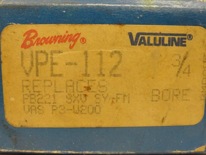 Browning VPE-112; Pillow Block Bearing; 3/4"ID; 2-Bolt